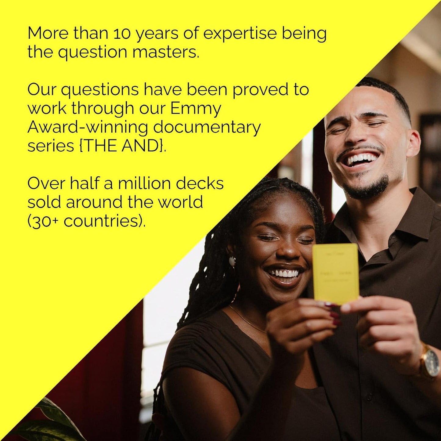 (THE AND) Good Vibes Edition - 199 Laugh Out Loud Conversation Cards for Friends, Family, Couples - Fun Icebreaker Cards to Connect - Stress Free Talking Game to Inspire Storytelling by The Skin Deep