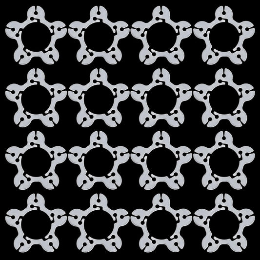 Xindojuz 50 PCS Balloon Clips for Balloon Arch, Plastic Balloon Arch Clips Balloons Connectors Clip Holders for Balloon Clip for Birthday Wedding Party Decorations (Star Shaped)