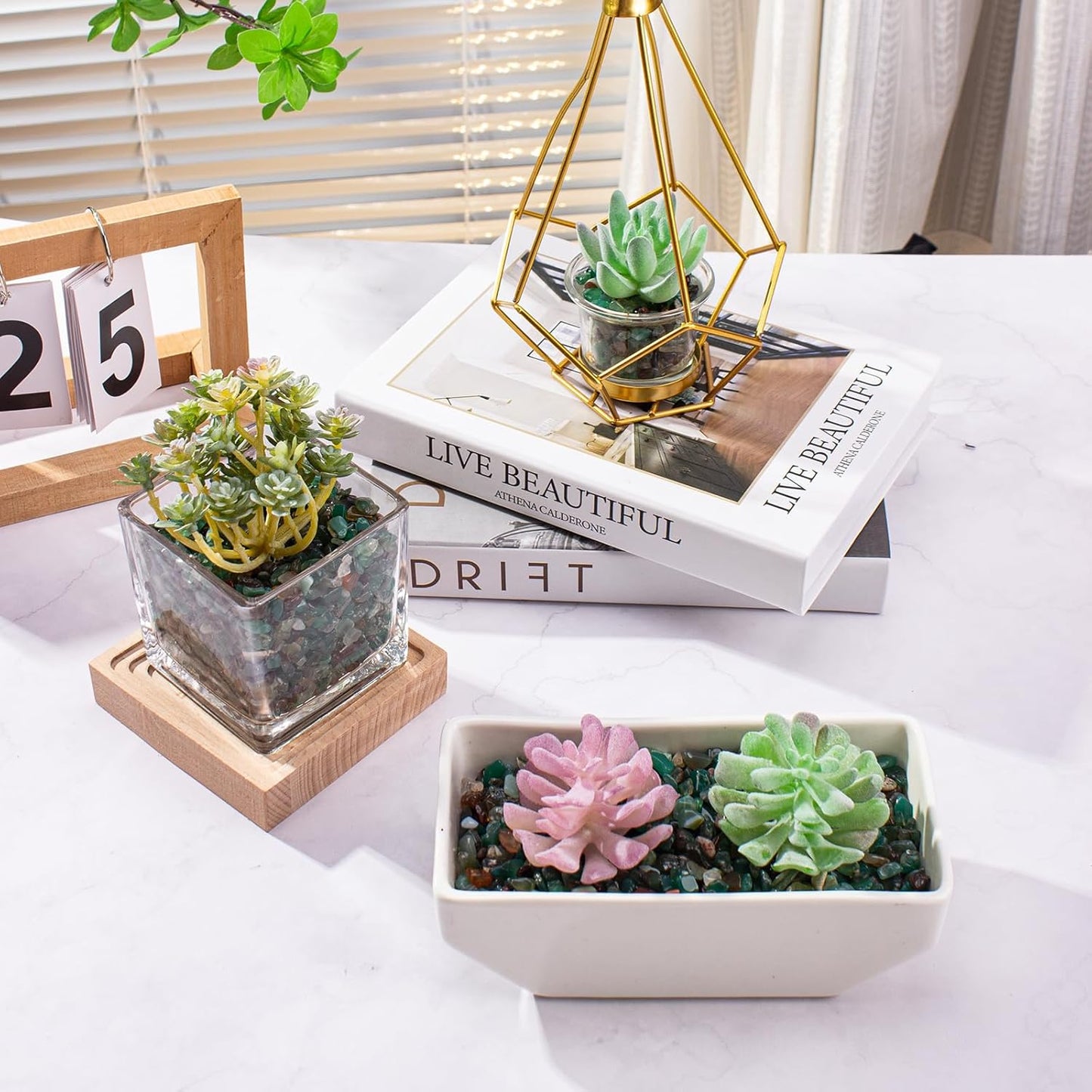 0.5 Lb/230g Green Agate Aquarium Gravel Rocks Crushed Stone Crystal Chips Bulk, Natural Crystal Quartz Stone Pebbles Irregular for Aquarium, Vase Fillers, Succulent Plants Decor - 5-7mm