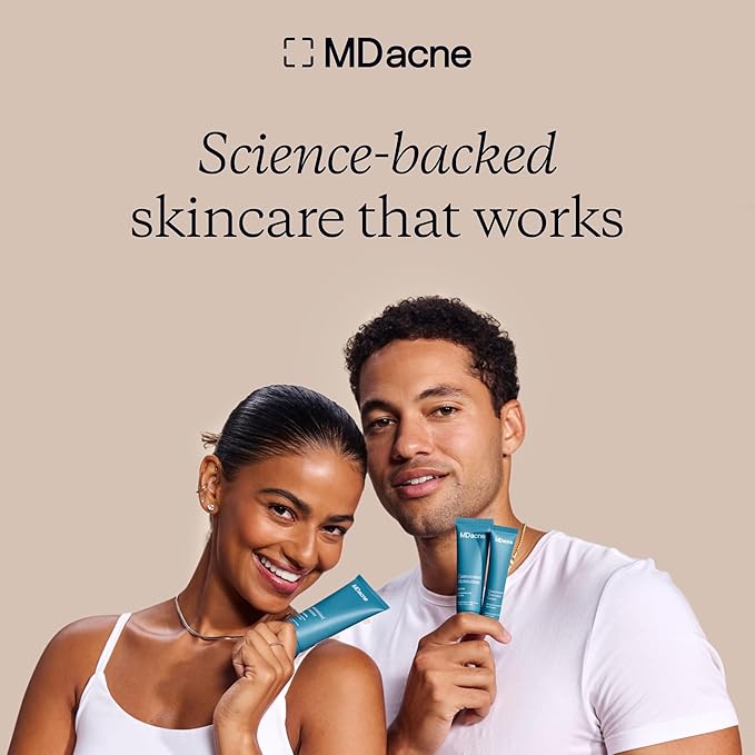 MDacne DIM Skin Clearing Supplements (90 Capsules) - for Acne Treatment, Estrogen Balance, Hormone Menopause Relief & Bodybuilding, Cruciferous Extract & Bioperine - Dermatologist Formulated (3 Pack)