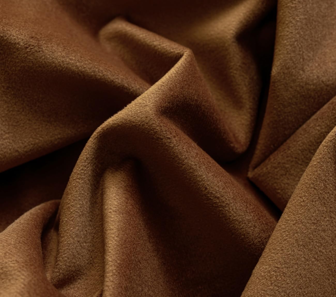 F-CHU Small Square Tablecloth 36 x 36 Inch Velvet Table Cloth Solid Camel Small Round Table Cover for Nightstand End Bedside Table Tabletop Decoration，Camel Tablecloth