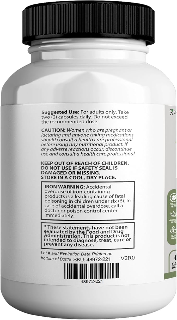 Mycosyn Pro Max Hair Skin Nails Supplement, 60 Capsules, 30 Day Supply, with Biotin 5000mcg, Vitamins A B C D E, Minerals (2)