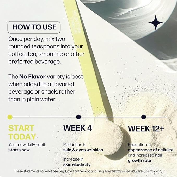 Marine Skin Boost Plus (No Flavor) [30-Serves] | Collagen Powder Supplement with Marine-derived VERISOL Bioactive Hydrolyzed Collagen Peptides, Vitamin C & Hyaluronic Acid