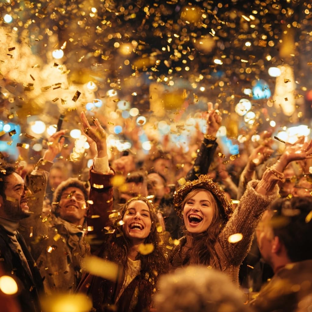 Gold Confetti Cannon Set 12 inch | 5-Pack Party Poppers for Weddings, Anniversary, Graduations, and Joyful Gatherings.