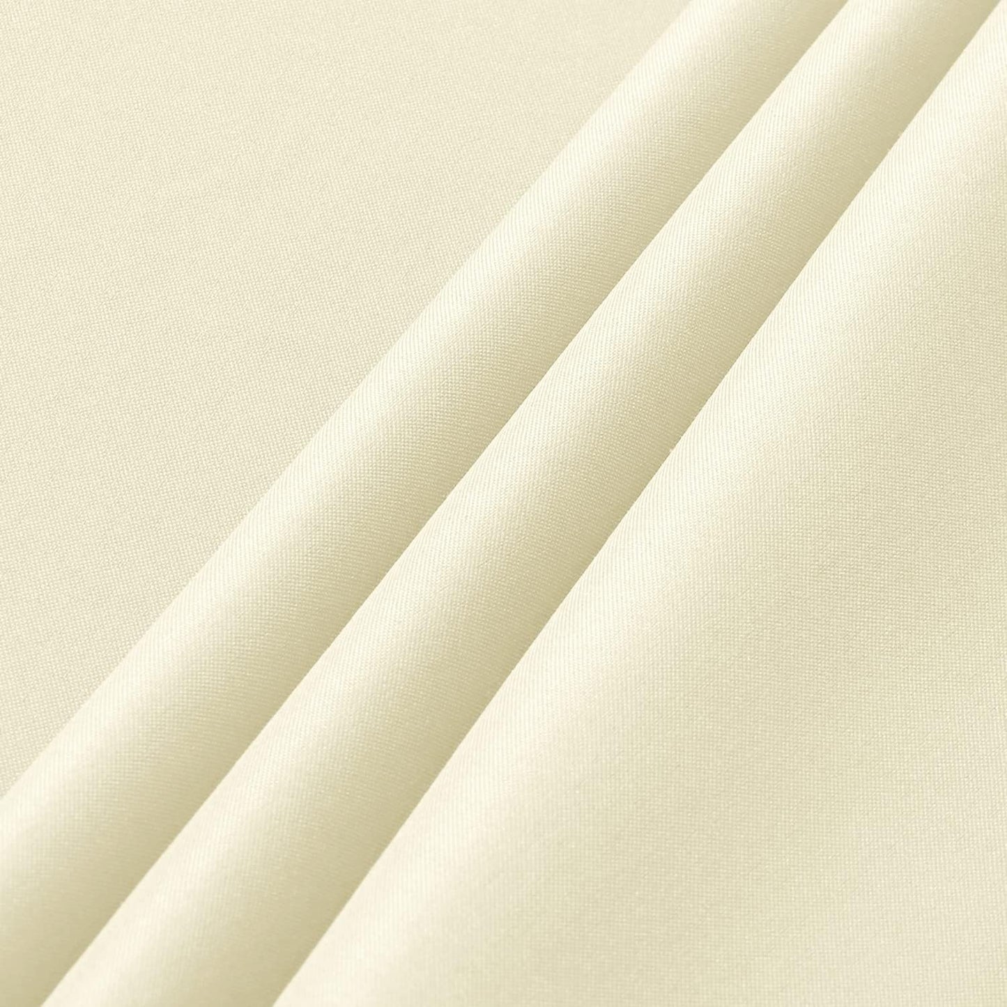 sancua 6 Pack Beige Tablecloth 60 x 102 Inch, Rectangle Table Cloth for 6 Feet Tables - Stain and Wrinkle Resistant Washable Polyester Table Cover for Dining Tables, Buffet Parties and Camping