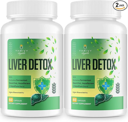 Liver Cleanse Detox & Repair – 25-in-1 Herbal Liver Support Milk Thistle Supplement - TUDCA, NAC, Chanca Piedra, Artichoke, Beet Root – Supports Liver Cleanse & Gut Health – 120 Vegan Capsules