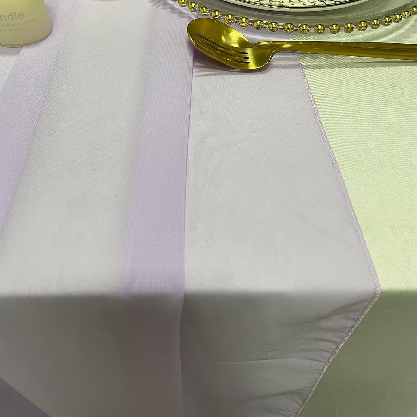 EHLDekol 13ft Lavender Chiffon Table Runner, 29x156 Inches Romantic and Rustic Boho Wedding Runner, Sheer Bridal Party Decorations