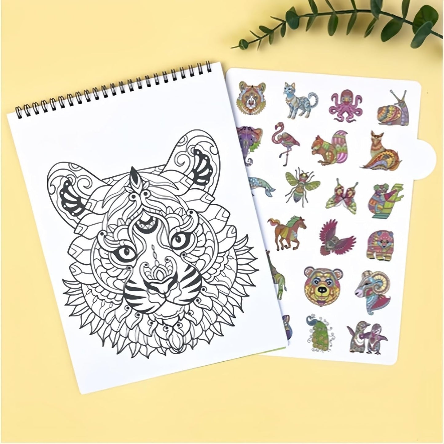 Adult Coloring Book for Women,Spiral Bound Coloring Books for Adults Relaxation and Teens Stress Relief,Thick Paper(No Bleed)-One Sided Design for Women to Relax