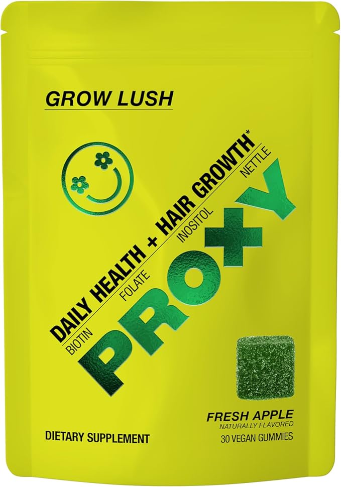 PROXY Supplement Bundle Box - Hair Growth Vitamins & Sleep and Stress Support - Ashwagandha, Magnesium, L-Theanine, Biotin Gummies for Stress, Scalp & Nail Health - Naturally Flavored - 120 Count
