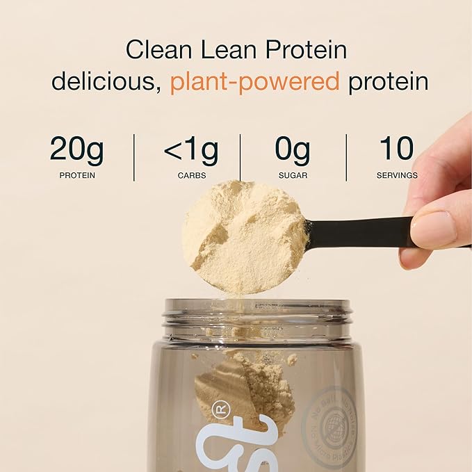 Nuzest - Pea Protein Powder - Clean Lean Protein, Premium Vegan Plant Based Protein Powder, Dairy Free, Gluten Free, GMO Free, Naturally Sweetened Protein Shake, Smooth Vanilla, 1 Serving, 0.9 oz