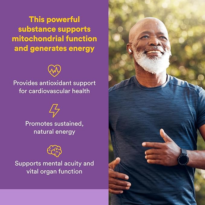 Natural Factors Ubiquinol Active CoQ10 100 mg, High-Absorption Coenzyme Q10 Supplement for Energy, Heart and Cognitive Support, 120 Softgels