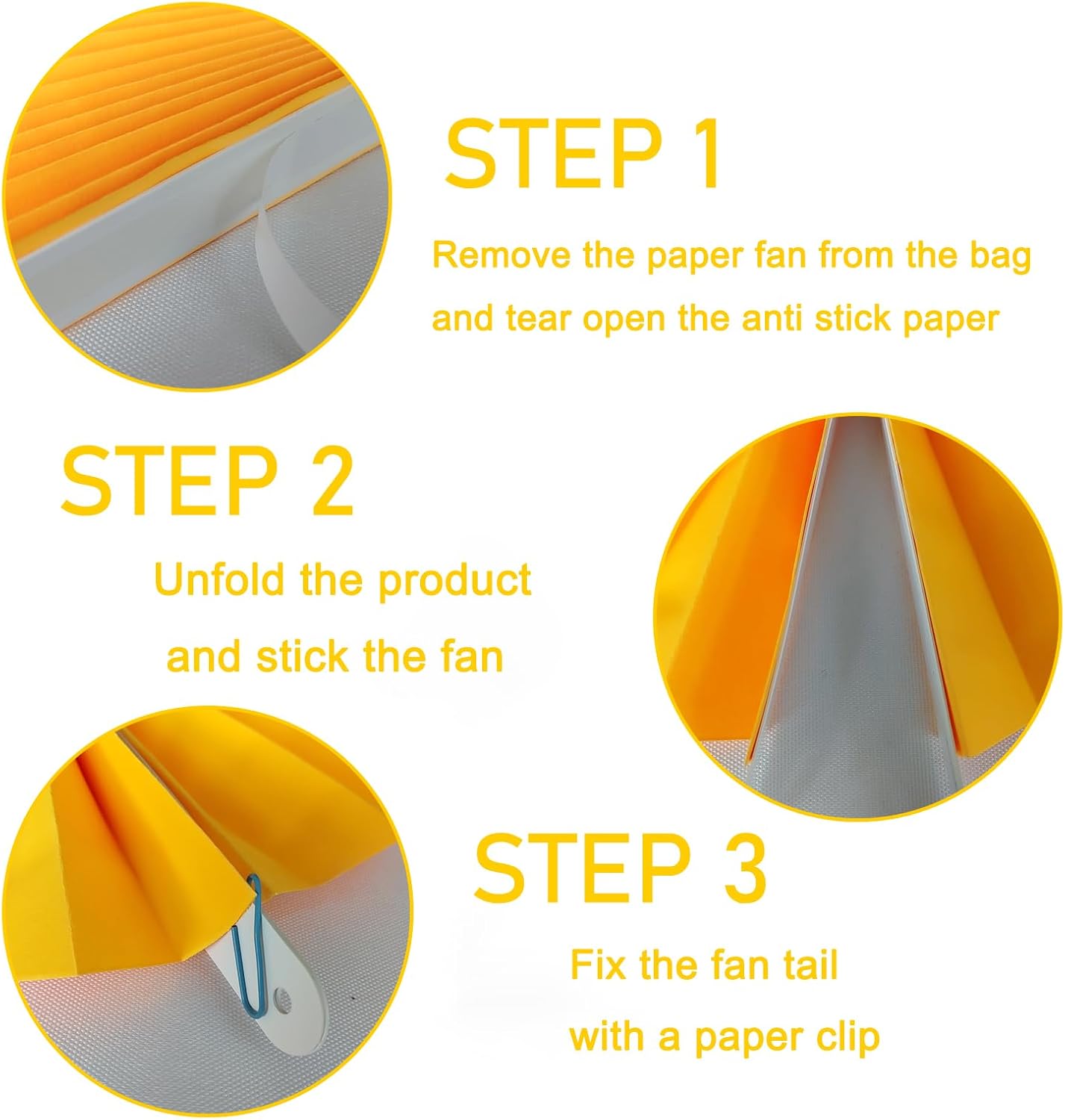 Morange Party Decorations,,Halloween Decor Events Accessories，Orange Birthday Decorations,Sunset Party Decorations,Party Fans 30 Color DIY Set (Morange)