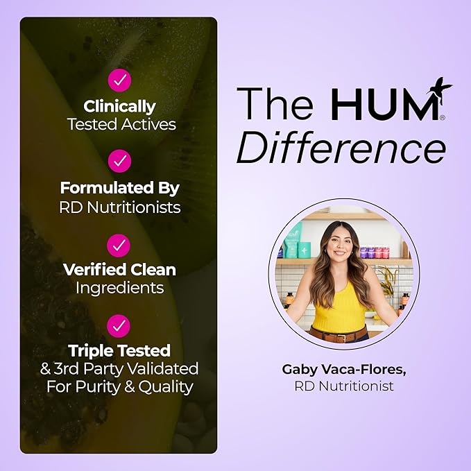 HUM Fan Club - Menopause Probiotic Supplement with Siberian Rhubarb for Women - May Provide Multi-Symptom Relief for Hot Flashes & Low Energy. Helps Hormonal Balance (30-Count)