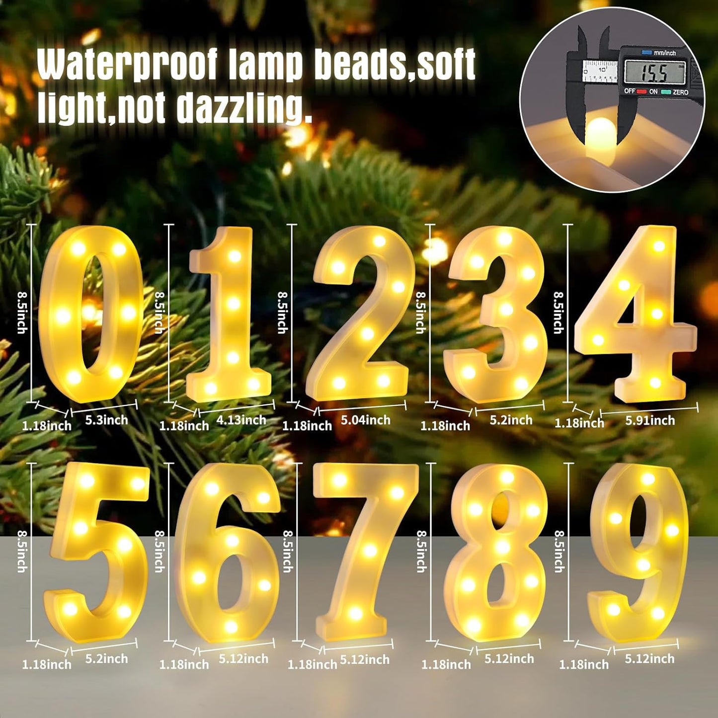 7th Birthday Decorations for Girls and Boys,7 Year Old Birthday Decorations for Centerpieces Table,Light Up Numbers 7 Sign Led for Party Backdrop Wall Decor for Wedding Anniversary Home