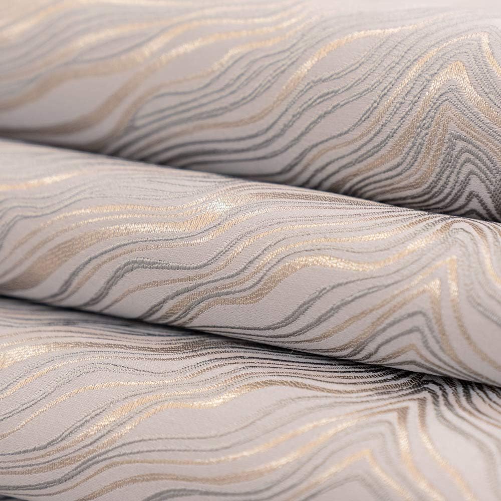 Avigers 12 x 59 Inch Decorative Luxury Abstract Striped Silver Gray Table Runners with Tassels for Home Living Room Bedroom Art Decor Wedding