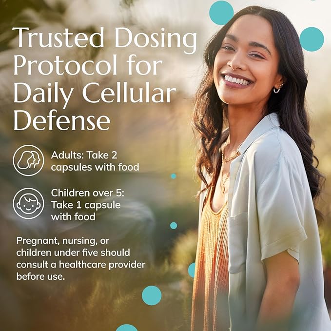 NAS Enhancer - Advanced Antioxidant & Energy Supplement – Supports Cellular Detox & Defense, Metabolic Balance & Longevity with NRF2 Activator, Turmeric, Piperine & Glutathione - 60 Veg Capsules