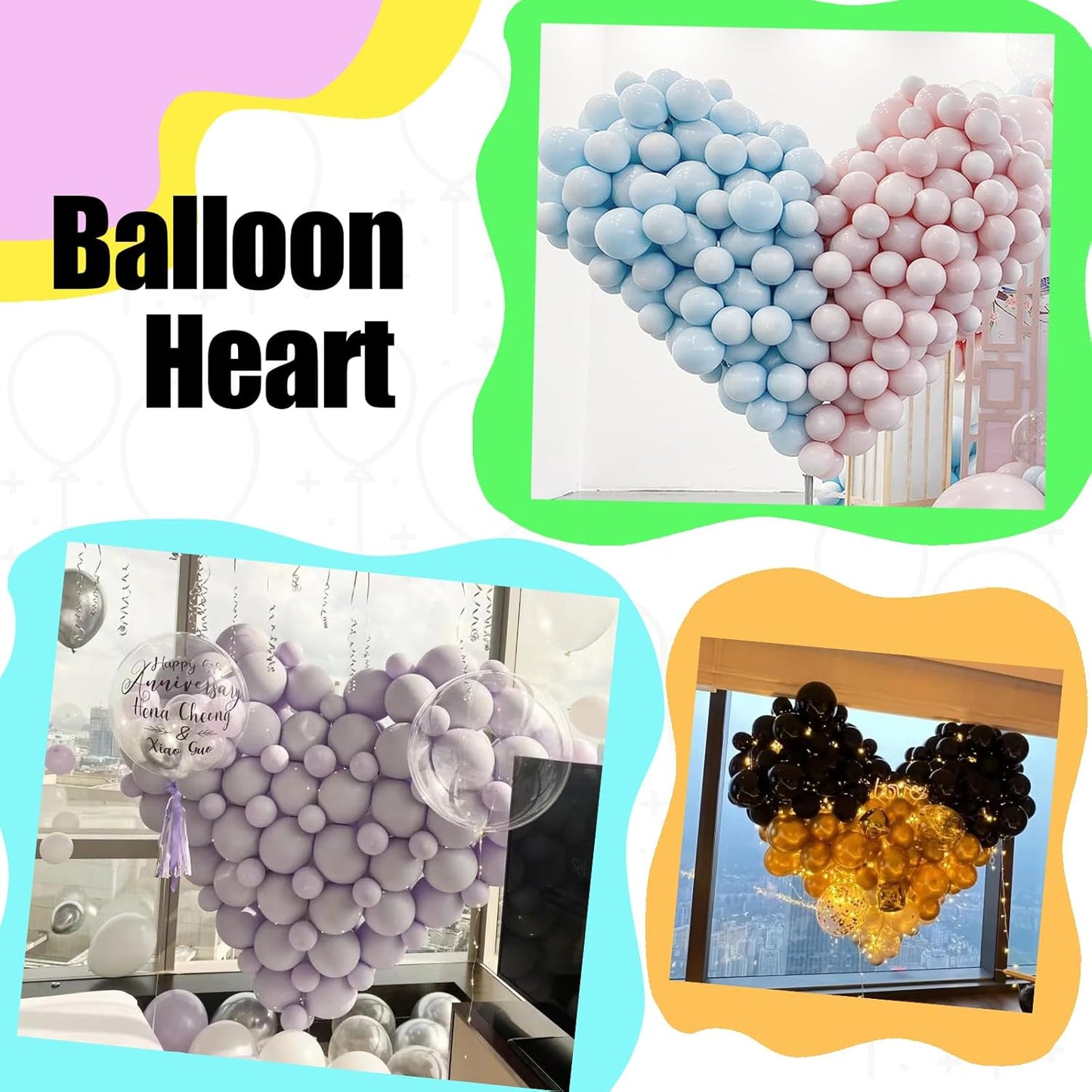 50 Pcs Quick Link Balloons Silver Metallic 6 inch, Latex Linking Balloons for Balloon Wall/Arches/Chains, Birthday Party Wedding Anniversary Graduation Arch Party Decor (silver)