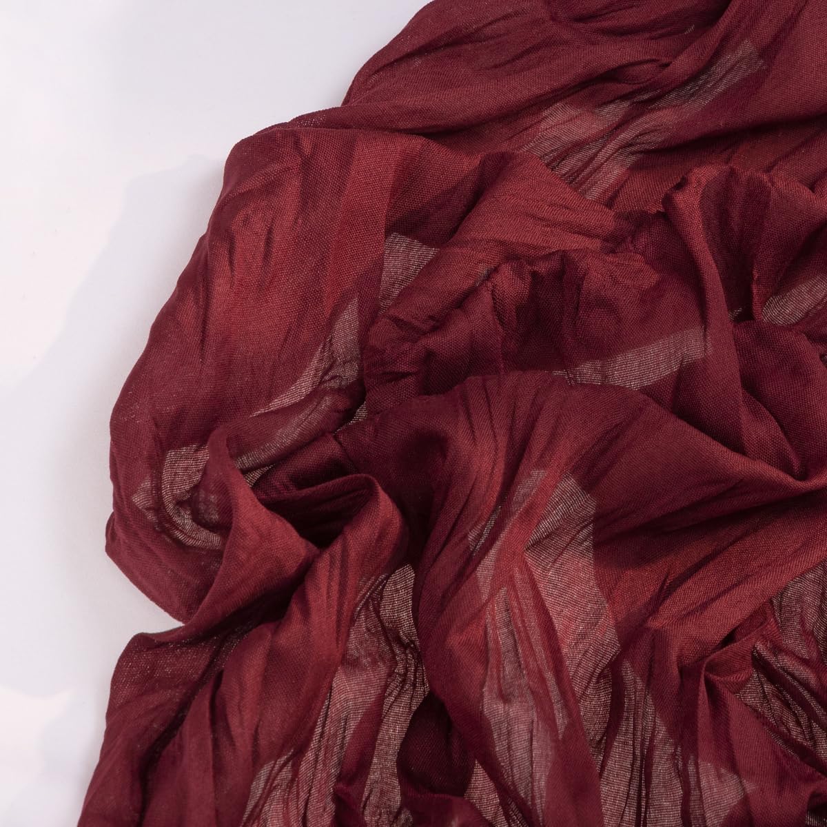 Burgundy Red Cheesecloth Table Runner Fall Table Runner Boho Gauze 120 Inches Red Cheese Cloth Fall Table Decorations for Thanksgiving Christmas Weddings Bridal Shower Candlelight