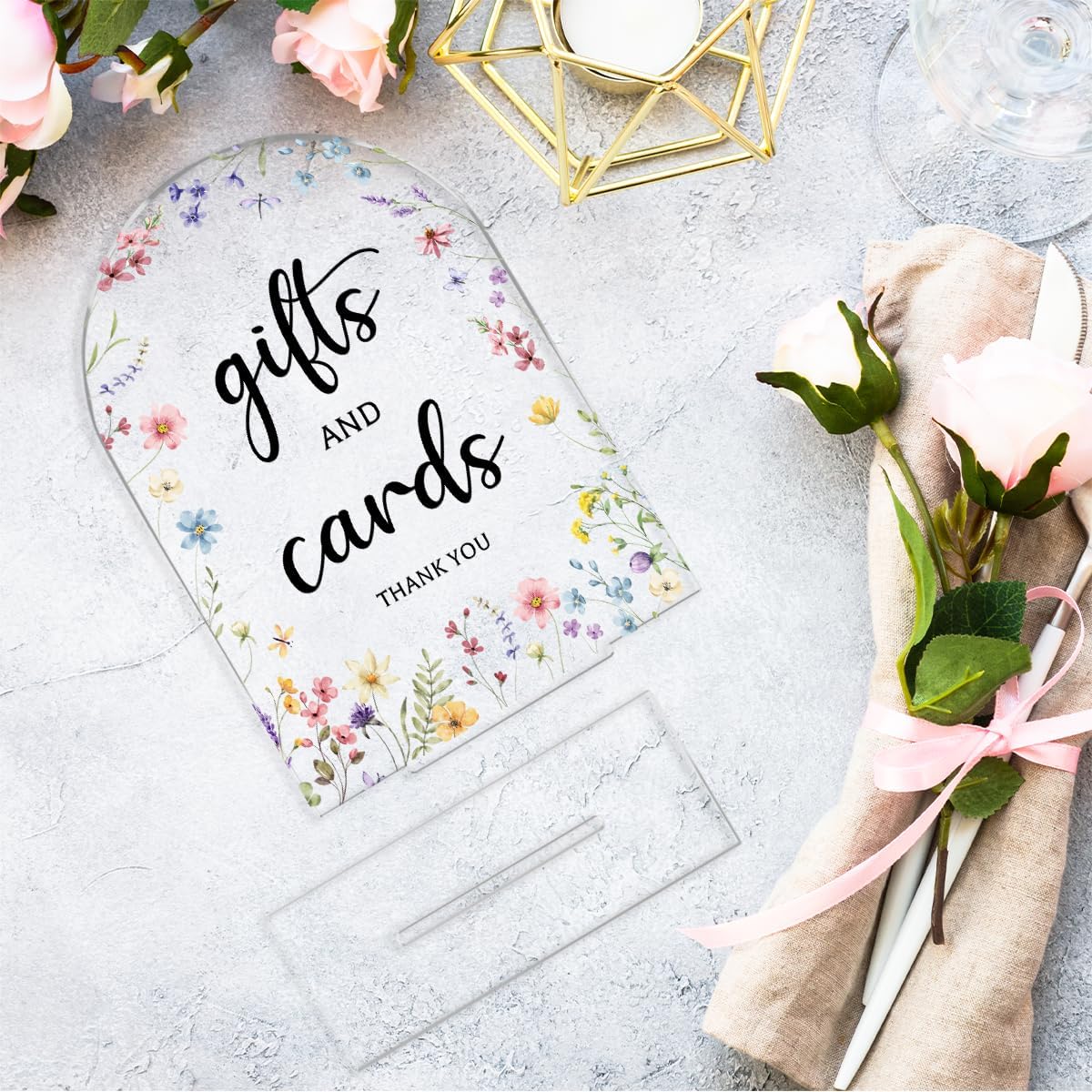 2 Pcs Wedding Decor, Ceremony Sign, Wedding Sign for Reception & Event Party,Bridal Shower Decorations, Wedding Table Decor Accessories for Anniversary And Event 5x7 Inch