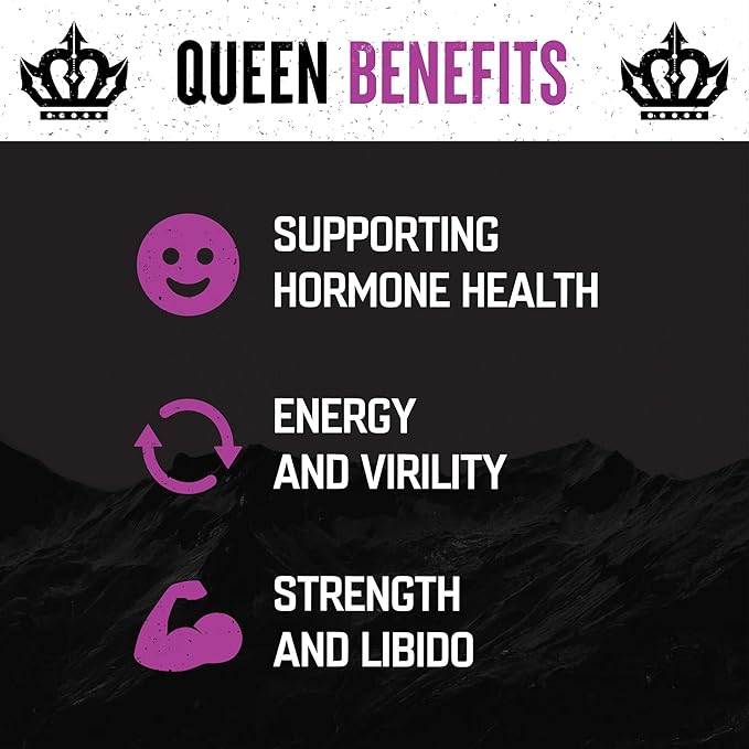 The Fittest Queen Supplement - Supports Hormone Balance, Fertility, Performance and Energy for Women - Grass fed Bovine Ovary, Liver, Bone Marrow & Heart - 180 Capsules