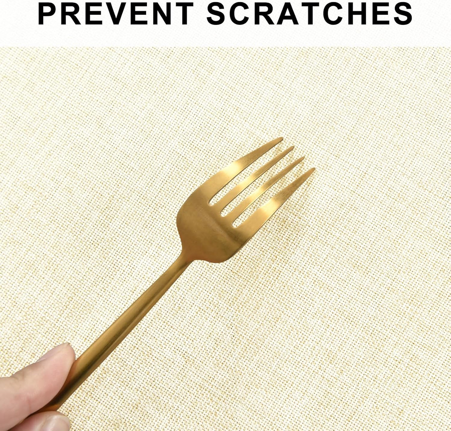 Hiasan Linen Tablecloth 120 Inch Round - Wrinkle and Stain Resistant Washable Polyester Fabric Table Cloth for Dining Room Kitchen Party, Champagne