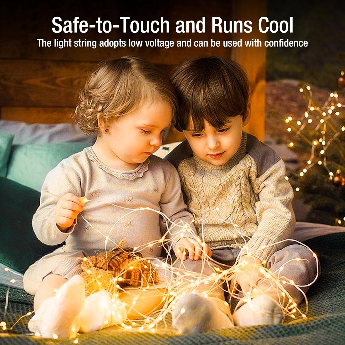 6 Pack Fairy Lights Battery Operated - 7ft 20 Led Twinkle Lights 3 Modes, Bulk Mini String Lights Waterproof for Mason Jars Vases DIY Party Wedding-Warm White & Cold White