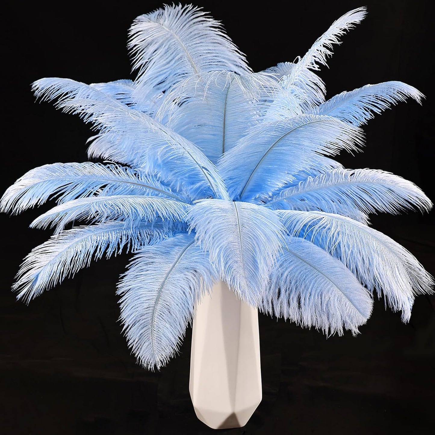 THARAHT Light Purple Ostrich Feathers 12pcs Natural Bulk 10-12Inch 25cm-30cm for Crafts Wedding Party Centerpieces Easter Gatsbi and Home Decoration Feathers