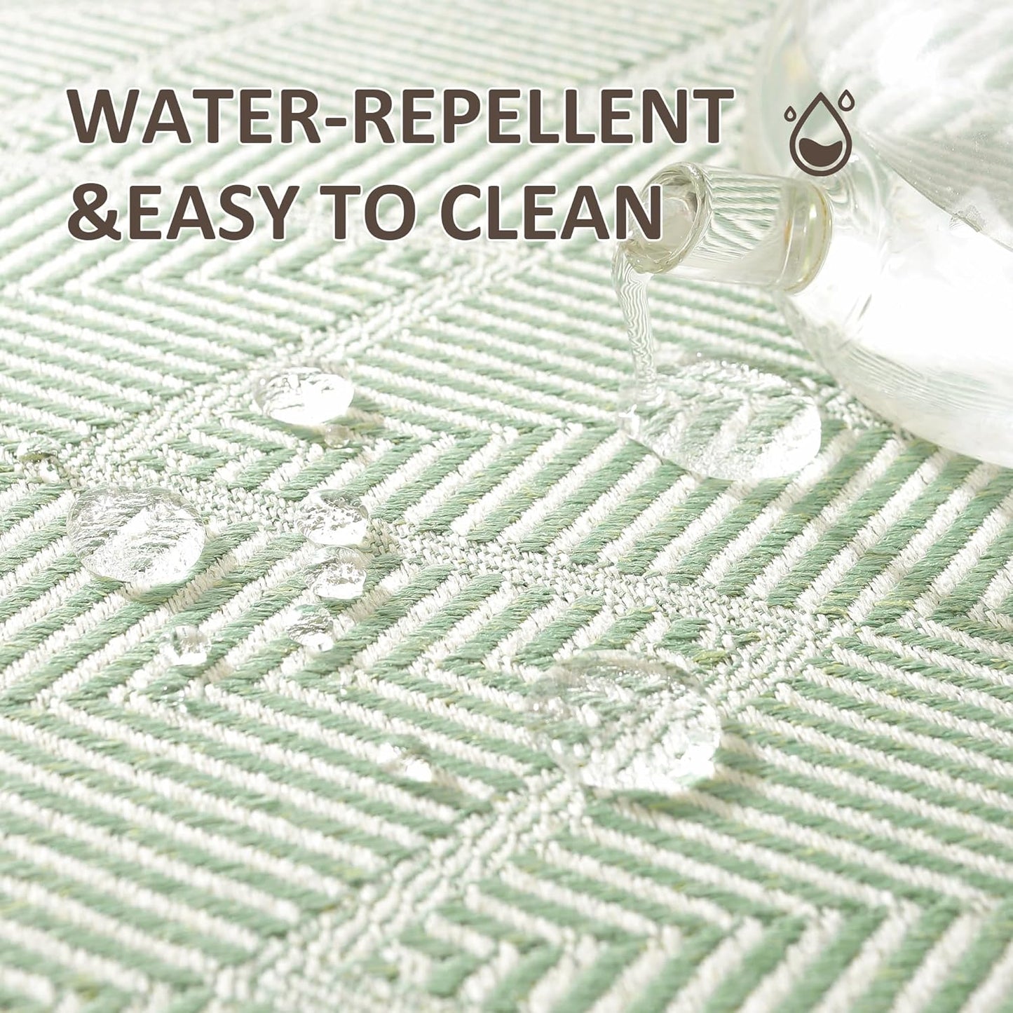 Placemats Set of 4,Waterproof Placemat with Tassel Fringe,Boho Placemats for Coffee Table Western Restaurant