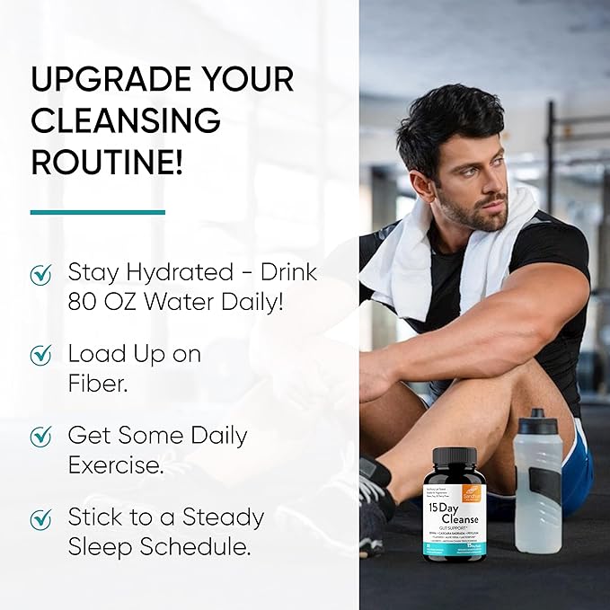 Sandhu's Liver Renew Cleanse Detox Support & 15 Day Gut Cleanse Support Dietary Supplement for Women & Men