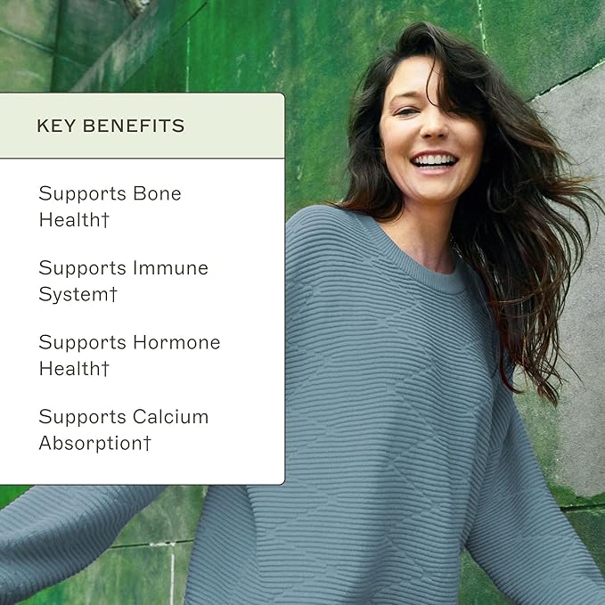Amy Myers MD Vitamin D3/K2 Liquid - Supports Bone Health, Immune Function & Hormone Balance - High Absorption - Non-Dairy, Gluten-Free - 1 fl oz (30 Servings)