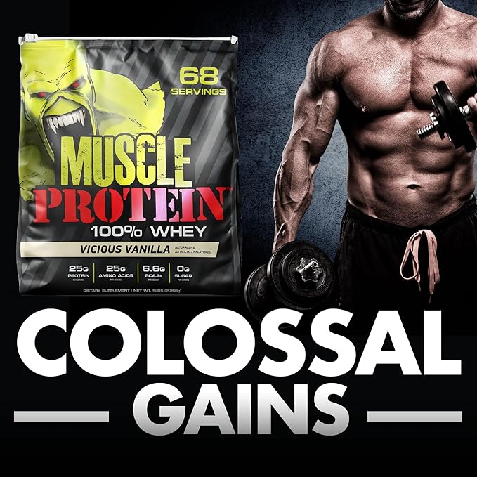 Whey Protein Powder Travel Single Serving Packs – Five Delicious Flavors, Cold Filtered for Maximum Absorption, 25g Protein, 6.6g BCAAs/Serving,0g Sugar-Perfect for Muscle Building & Recovery