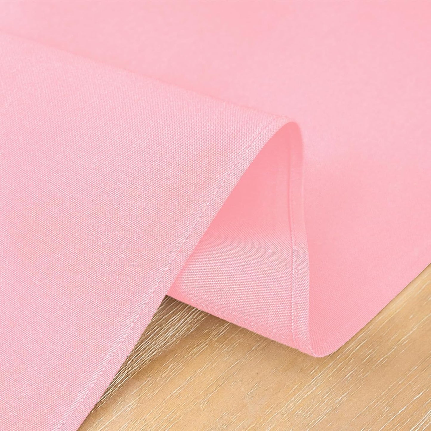 2 Pack Pink Table Runner 12 x 90 Inch Solid Color Farmhouse Runners Coffee Table Dresser for Daily Party Home Decoration