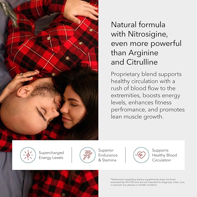 Juvenon Advanced BloodFlow-7 Nitro XXXL Support Supplement – Maximum Circulation Formula and Daily Wellness – 3X Strength Capsules Helps Your Performance
