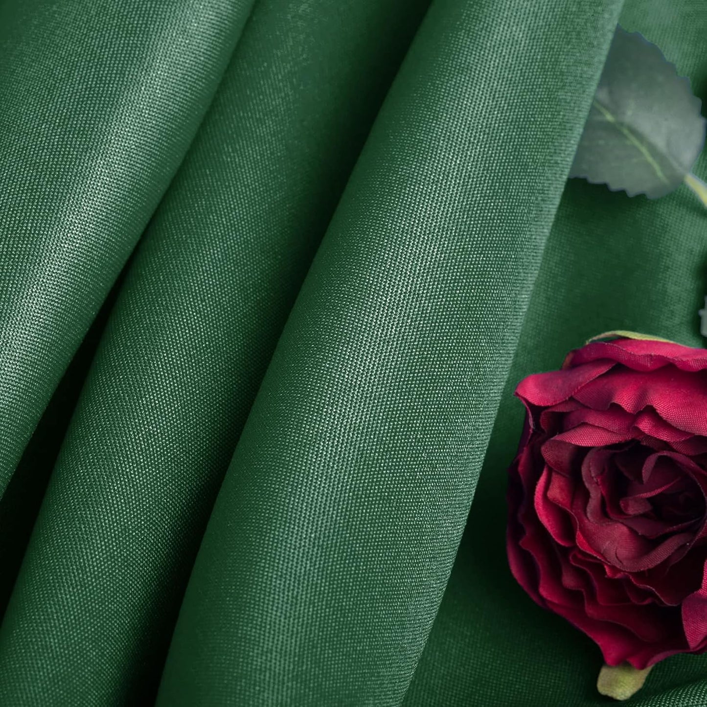 Ascoza 2pack 90 Inch Hunter Round Tablecloth in Washable Polyester Fabric for Wedding/Banquet/Restaurant/Parties