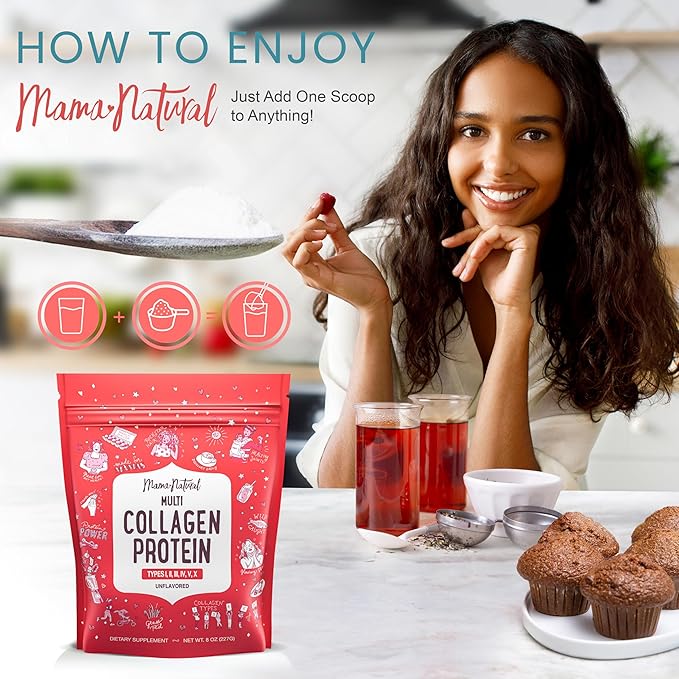 Multi Collagen Protein Powder Type 1, 2, 3, 4, 5, 10 - Unflavored & Hydrolyzed - Pure Collagen Peptides Powder - Grass Fed Beef, Wild Fish Marine & USA Eggshell - 20 Servings
