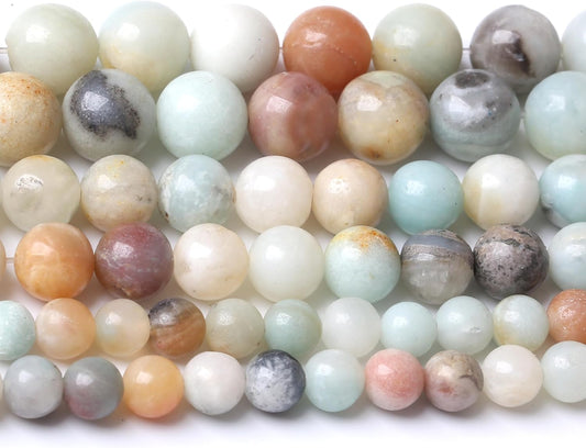 Fancy Stone Beads for Jewelry Making DIY Craft Gemstone Beads Kit (4mm, 88pcs) Smooth Healing Crystal Beads for Bracelets, Necklaces, Home Decor