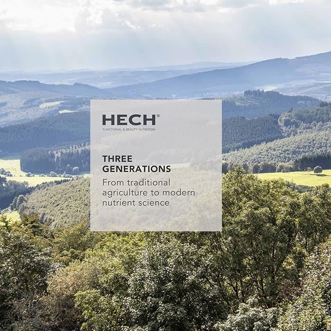 HECH Caviar Collagen Capsules - Beauty Supplement with 2,000 mg Marine Collagen Peptides, Caviar Extract and Vitamin Complex