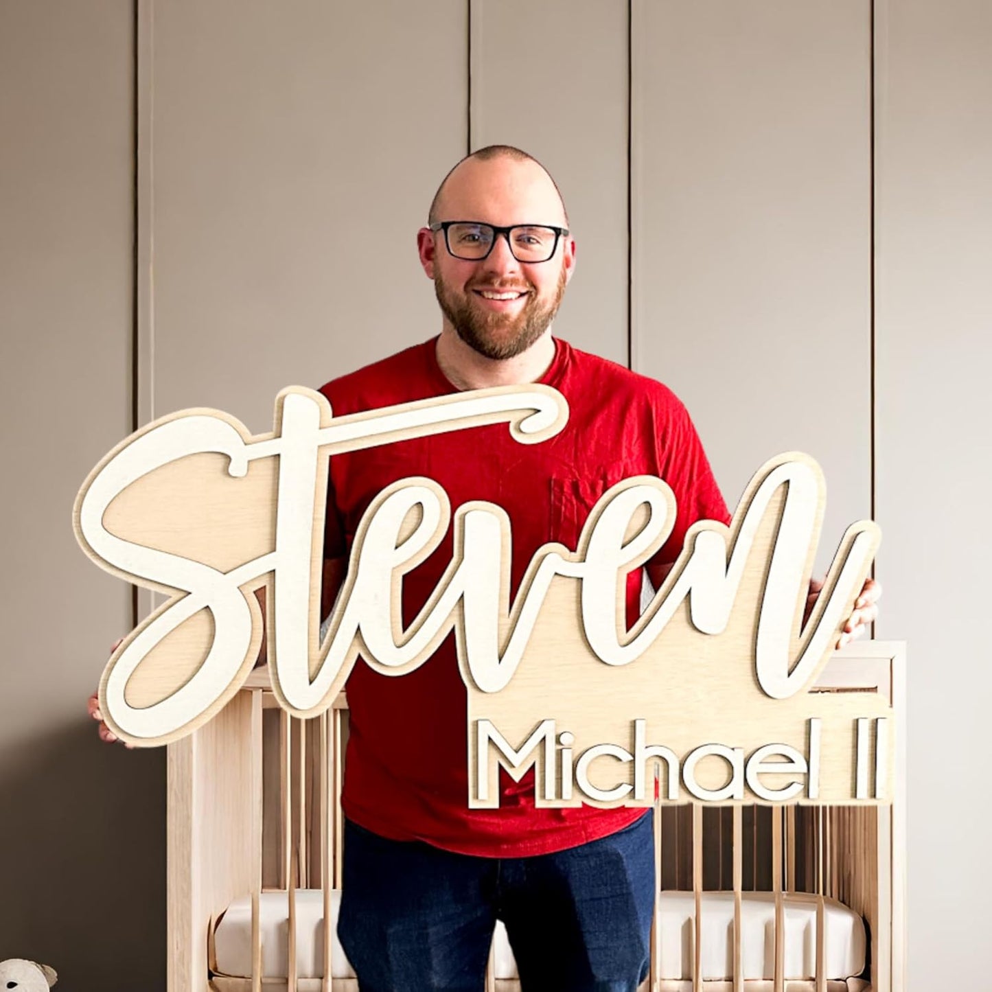 Custom Wooden Name Sign - Baby Name Sign - Nursery Name Sign - Personalized Name Sign - Family Name Sign - Last Name Signs For Home - Wedding Birthday Event Play Room