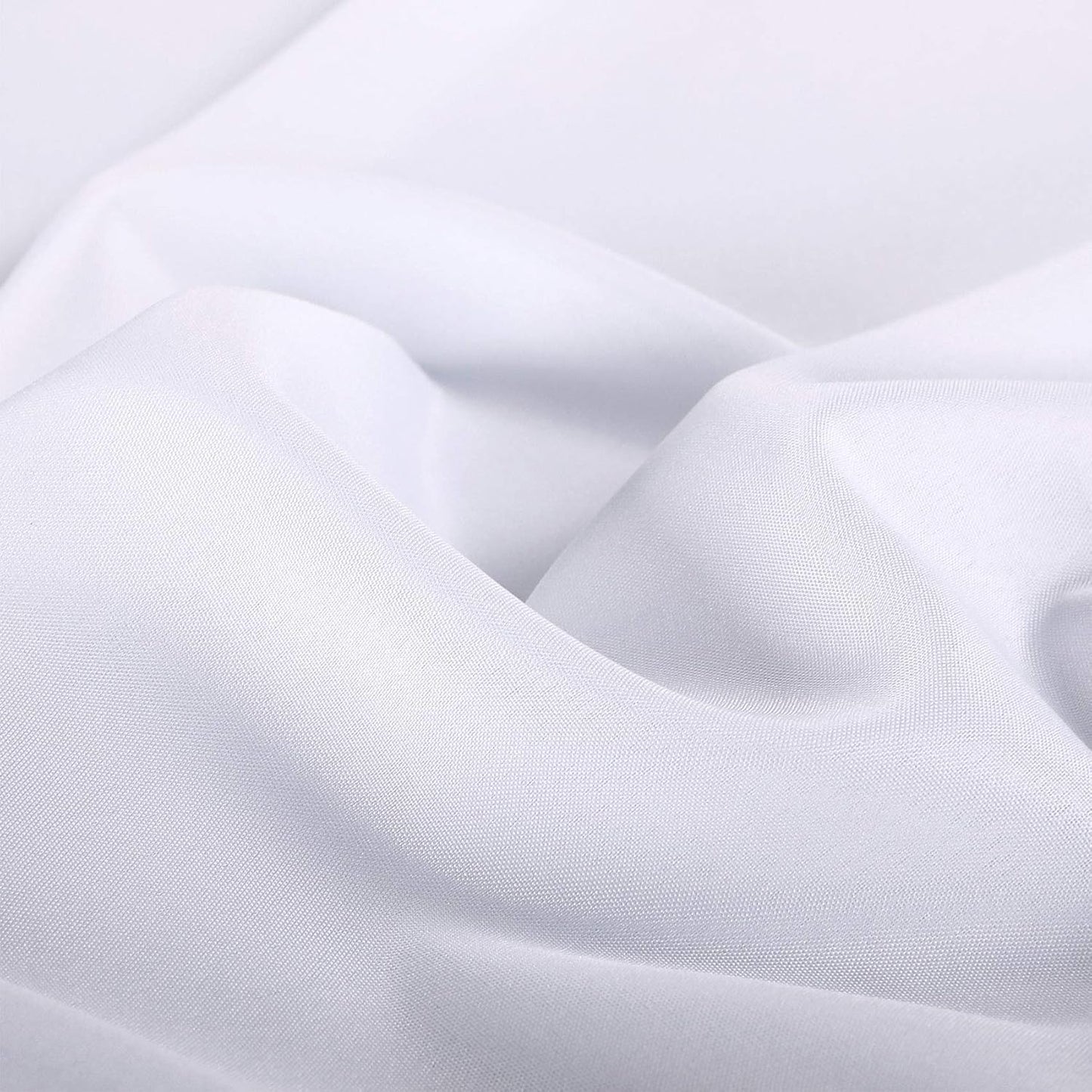 Ascoza 2pack 70 Inch White Round Tablecloth in Polyester Fabric for Wedding/Banquet/Restaurant/Parties
