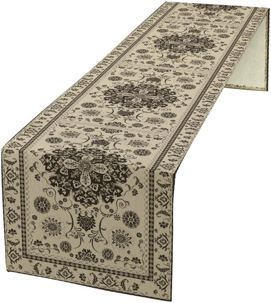 Boho Vintage Elegant Table Runner Farmhouse for Home Farmhouse Kitchen Table Dining Coffee Room Garden Party Wedding Decor 13x90in