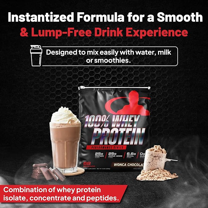 GL 100% Whey Protein, Cold Filtered Whey Protein - Rapid Amino Acid Delivery - Natural Coco for a Rich Chocolate Flavor - Tub Weighs 5 Pounds, Contains 68 Servings