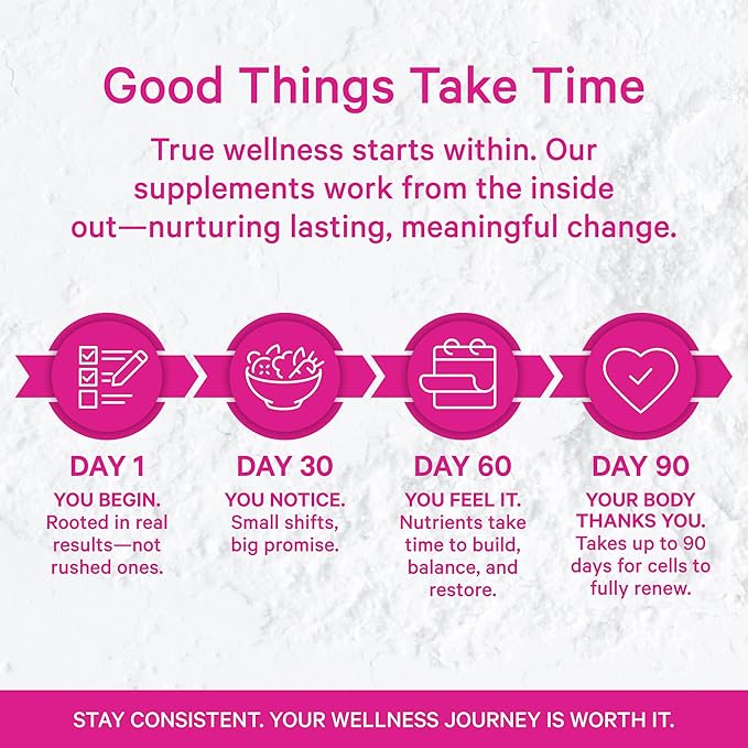 Pink Stork Myo-Inositol & D-Chiro Inositol Supplement - Hormonal Balance for Women - Ovarian Support - 40:1 Ratio - Fertility Supplements for Women - 180 Capsules, 2 Month Supply