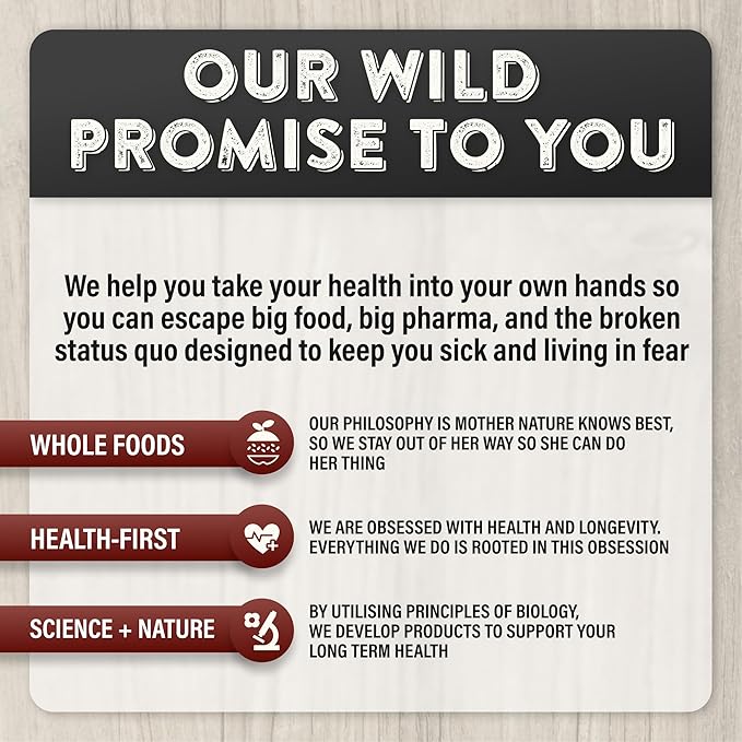 Wild Foods Grass-Fed Beef Tallow Capsules | 3,000mg Per Serving | Pure Ancestral Nutrition for Skin, Hormones, and Energy | Keto, Paleo & Carnivore Diet Approved | 30-Day Supply