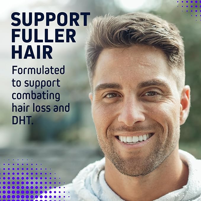 Herbtonics Prostonic Ultra: Dual Prostate & Hair Support for Men – Saw Palmetto, Beta-Sitosterol, Pumpkin Seed – Promotes Urinary Health & Natural DHT Blocking – 120 Capsules