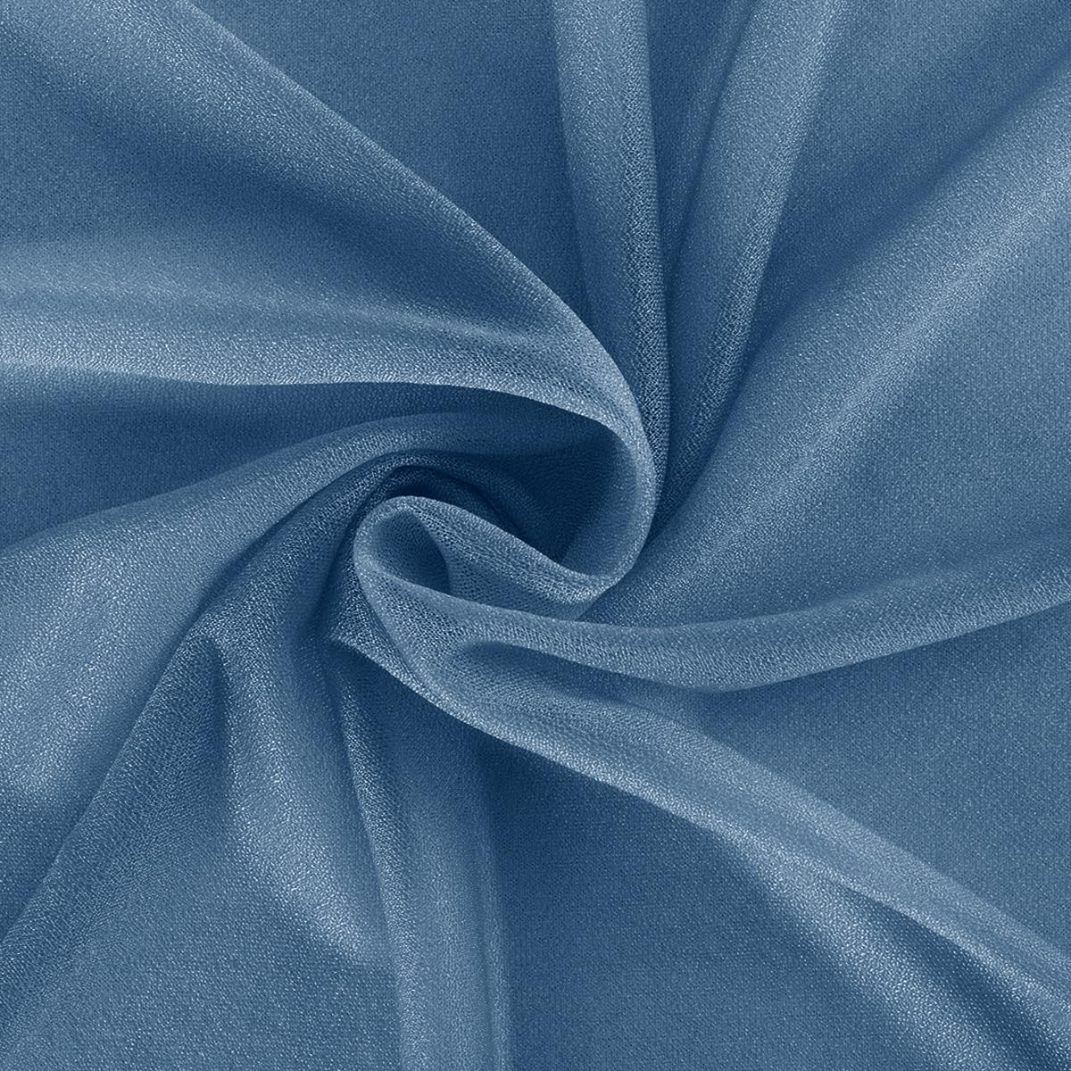 Fall Dusty Blue Wedding Arch Draping Fabric 1 Panel 29" × 20FT Sheer Drapes Outdoor Curtain for Wedding Ceremony Baby Bridal Shower Arch Ceiling Backdrop Decor