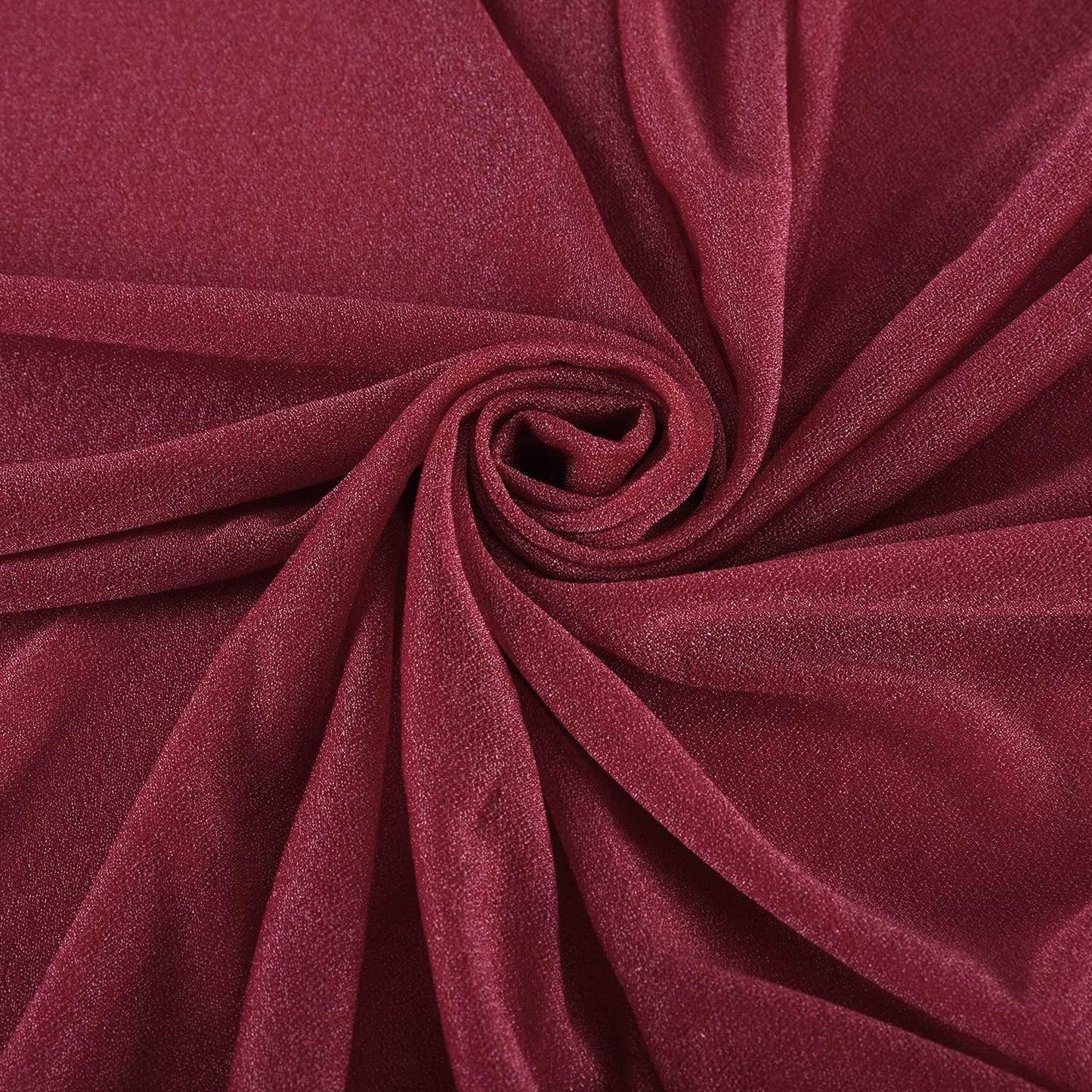 Arch Drapes for Wedding Arch Draping Fabric Burgundy Sheer Backdrop Curtain for Ceremony Bridal Party Decor 19Ft Length x 28" Width 2 Panel