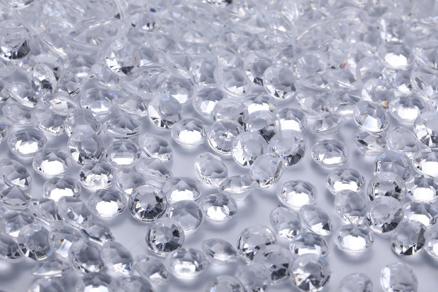 5000 pcs/Pack Wedding Table Scatter Confetti Crystals Acrylic Diamonds 6 mm Rhinestones for Wedding, Bridal Shower, Vase Beads Decorations (6mm, Transparent)