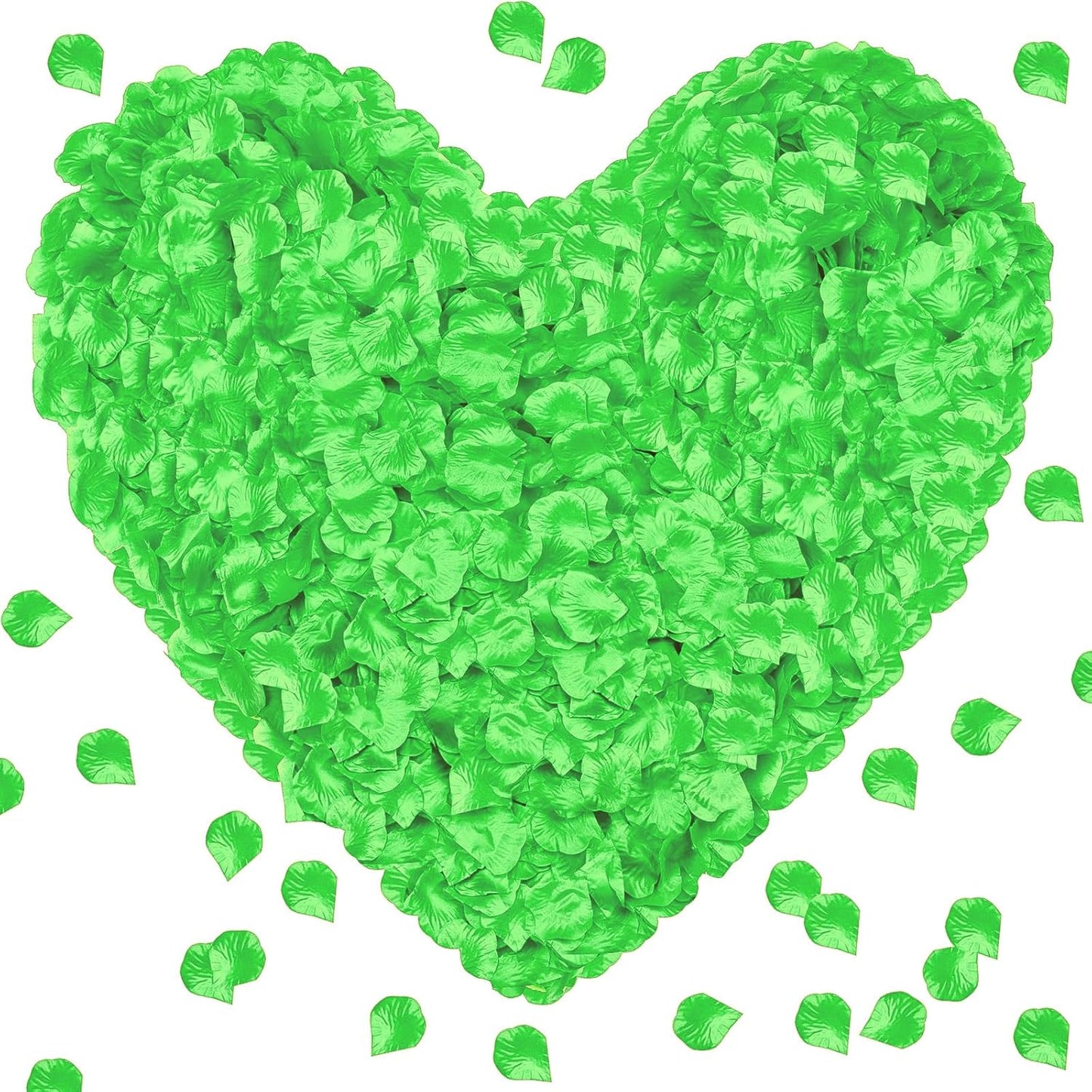 1000 Pieces Artificial Silk Rose Petals Flower Decoration Wedding Party (Light Green)