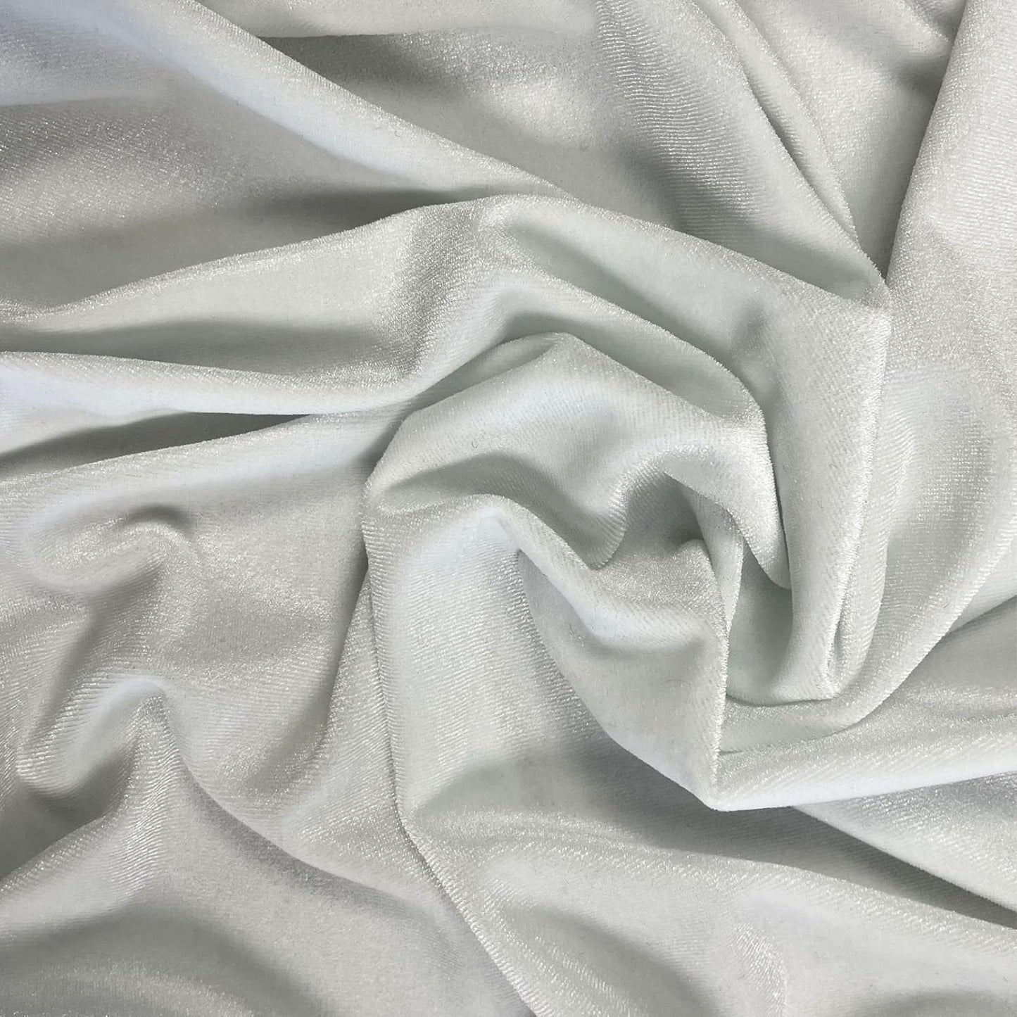 Luxurious Velvet Table Runner, 10ft Wedding Reception Decorations, 20x120inch Soft Velvet Fabric, Table Linen Overlay, Wedding Table Runners (White, 20X120inch)