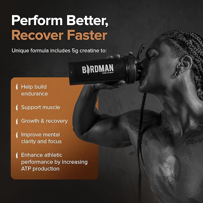 Falcon Performance Vegan Protein Powder, 31g Protein, 5g Creatine, 5g BCAA, Probiotics, Electrolytes, Pre Workout, Low Carb, Sugar Free & Dairy Free, Plant Based Chocolate Protein -19 servings
